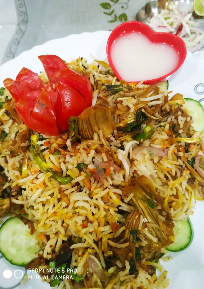 कटहल बिरयानी (Kathal biryani recipe in Hindi) रेसिपी मुख्य फोटो
