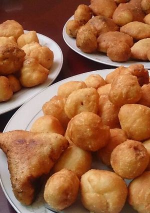 صورة لوصفة لقيمات بالجبنه