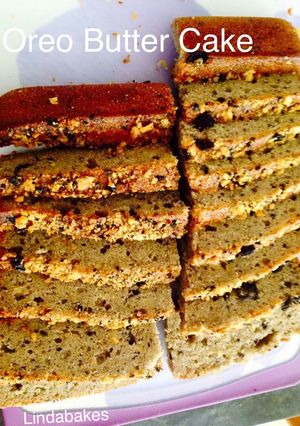 Hình của món Oreo Butter Cake.