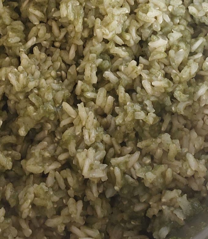 Una foto de Arroz integral al cilantro