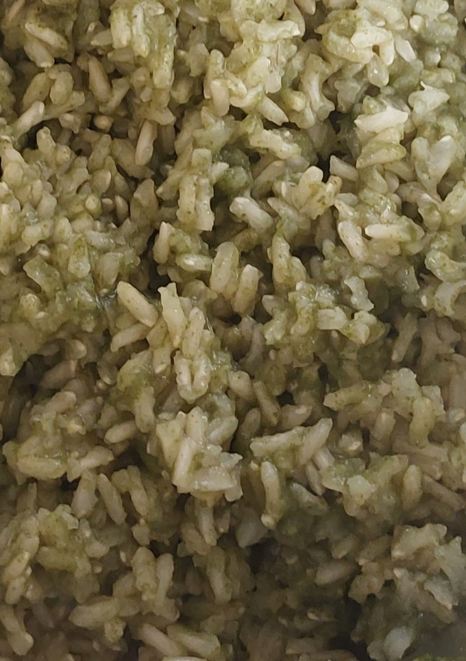 Una foto de Arroz integral al cilantro