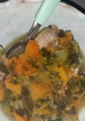 Una foto de Sopa de verduras