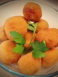 Una foto de Croquetas del puchero de Navidad