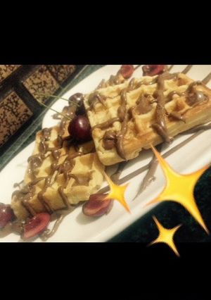 صورة لوصفة كيكه الوافل 🍰