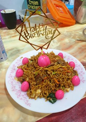 Foto resep Bakmi ulang tahun