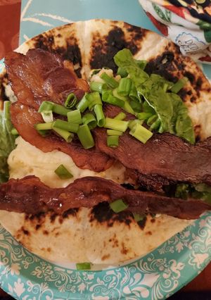 A picture of Bacon Breakfast Taco.