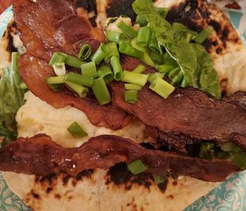 Easy Making Recipe Bacon Breakfast Taco Practical Delicious