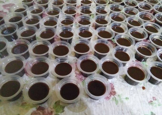 Puding coklat vla 100 cup