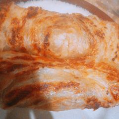 A picture of Paratha rolls.