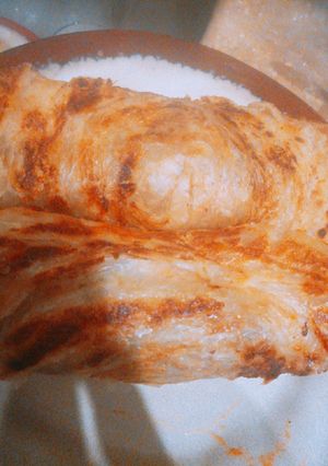 A picture of Paratha rolls.
