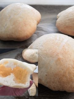 Gluténmentes pita, pont mint a hagyományos (tej és tojásmentes) recept fotója