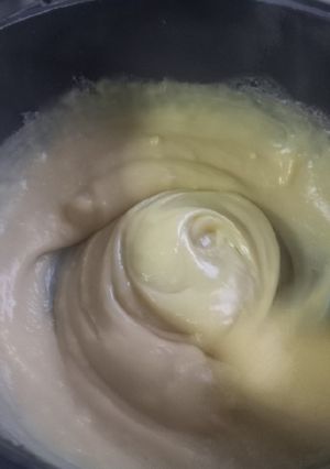 Una foto de Crema pastelera con leche en polvo
