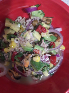 Una foto de Ceviche de mariscos