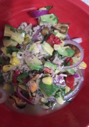 Una foto de Ceviche de mariscos