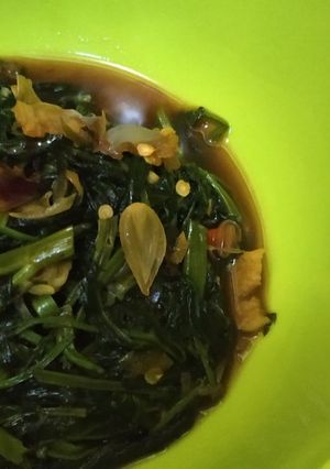 Foto resep Oseng kangkung simple