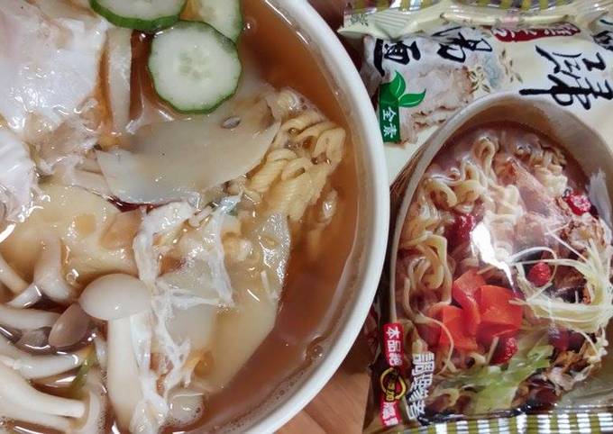 味王泡麵創意秀 當歸藥膳湯麵食譜by 美美 Cookpad