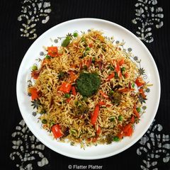 Zero Oil Vegetable Rice A picture of Zero Oil Vegetable Rice.