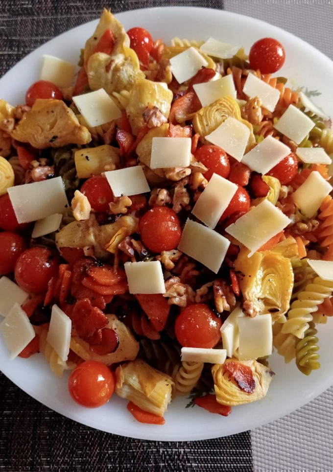 Una foto de Ensalada de pasta fácil