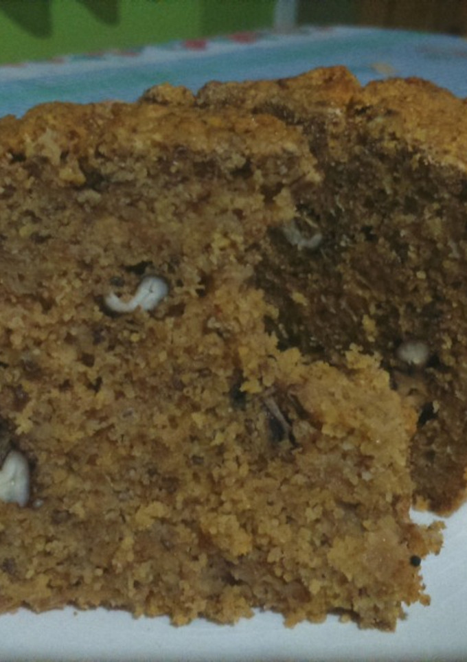 Una foto de Budín de manzanas con polenta (vegan-oil free)!