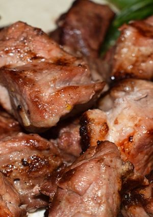 Фото ШАШЛЫК классический рецепт. Простой маринад для мяса на ШАШЛЫК.