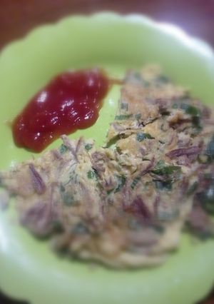 Foto resep Omelet daging