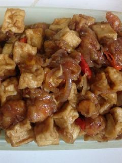 Foto resep Tumis tahu udang saus teriyaki