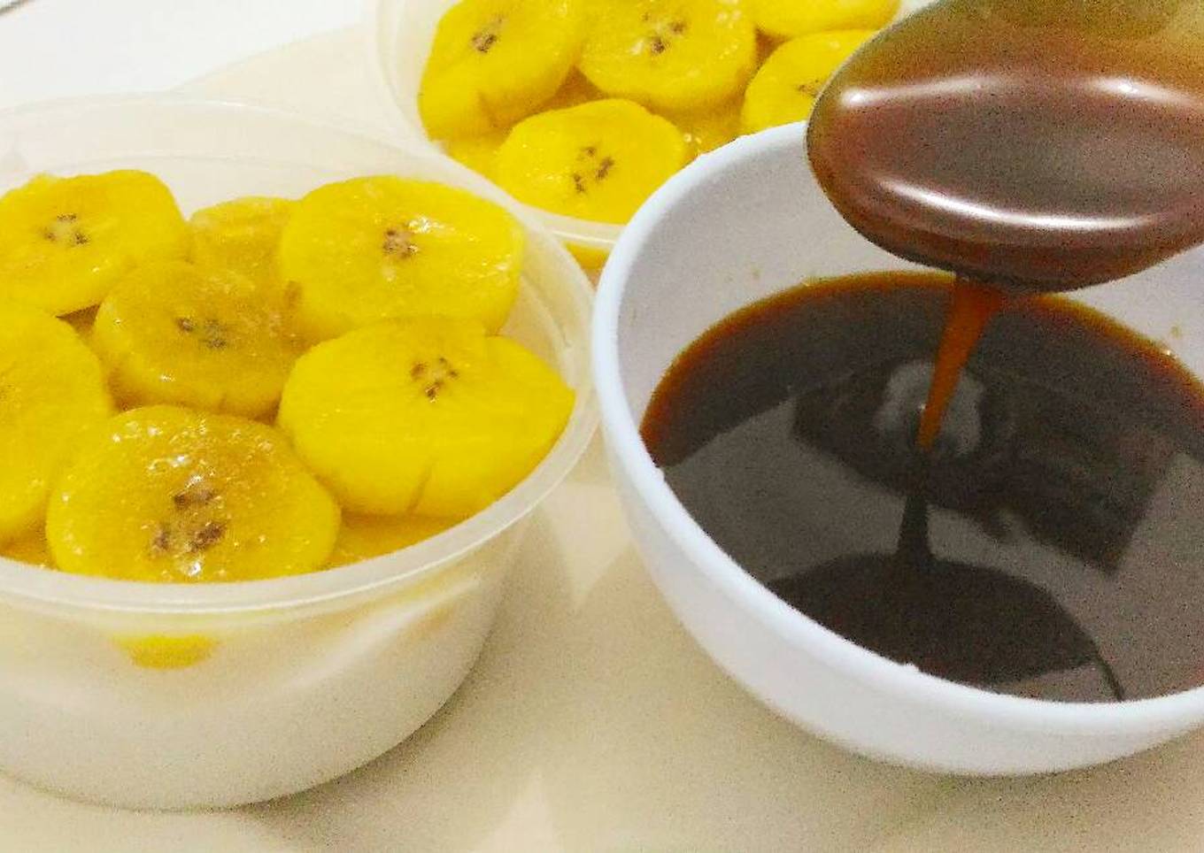 Bubur sumsum pisang rebus #takjil