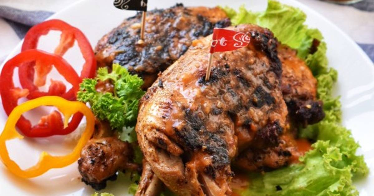 Resipi Ayam Bakar Ala Nando S Kchup Oleh Kuzuka By Jeehan Cookpad