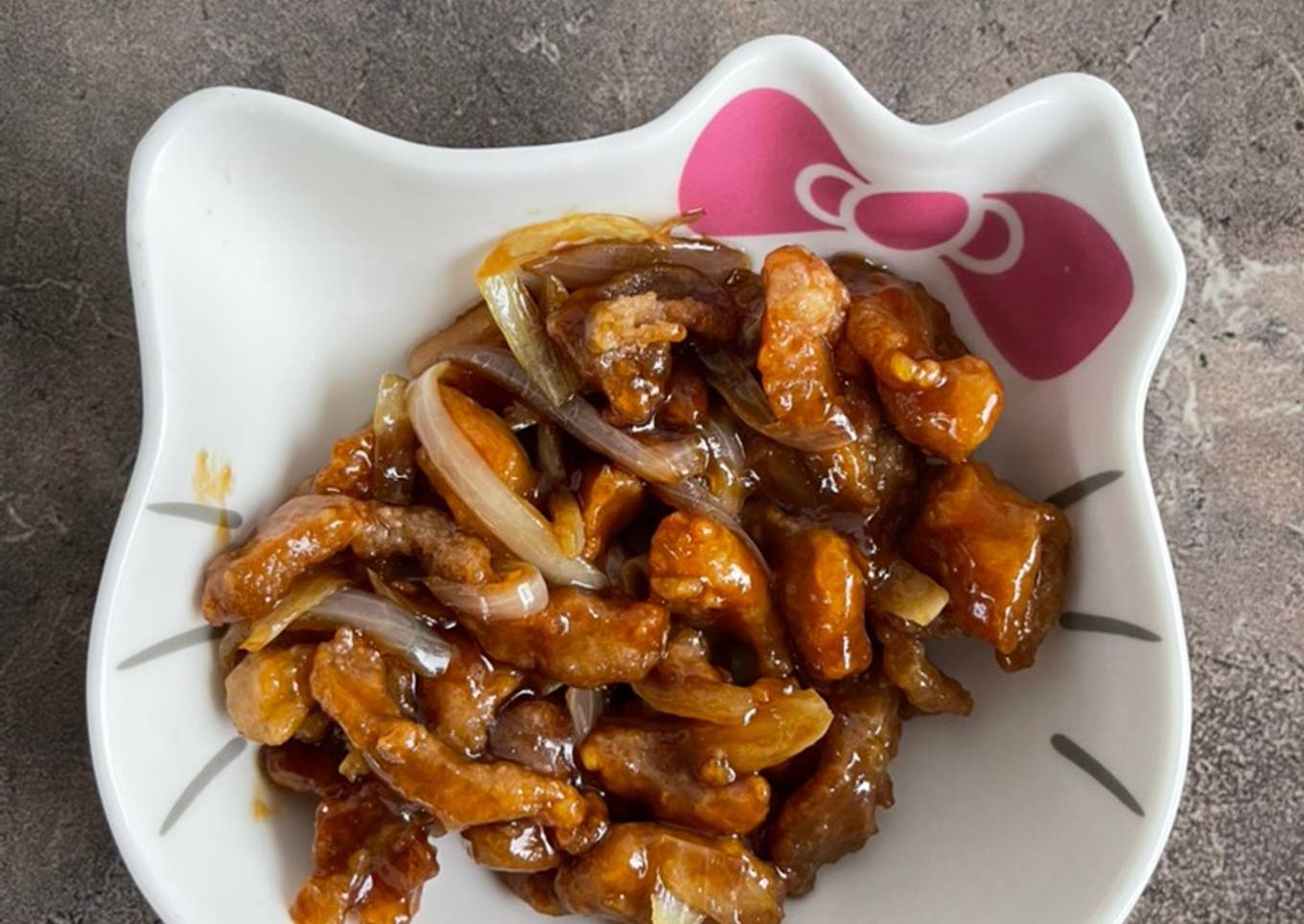 Bistik babi saus hoisin