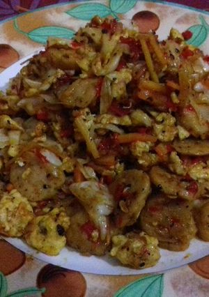 Foto resep Orak arik telur lada hitam