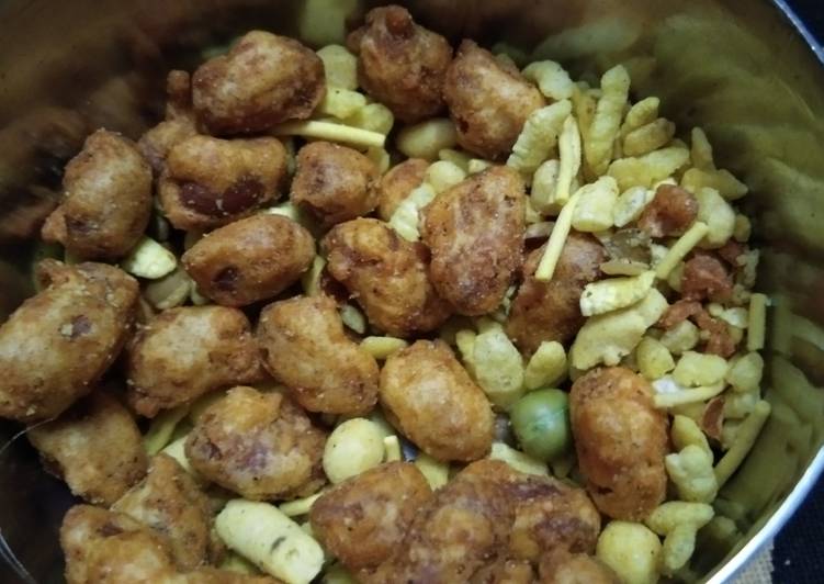 Recipe of Super Quick Homemade Peanut bhel Puri