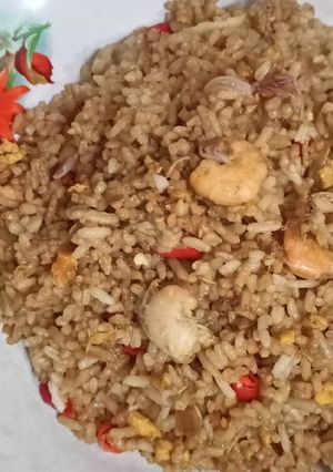 Foto resep Nasi goreng udang