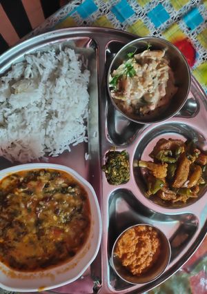 A picture of Veg Thali.