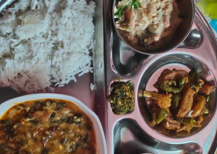 Easiest Way to Make Any-night-of-the-week Veg Thali