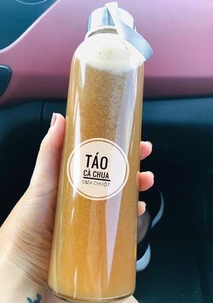 Hình của món Nước ép táo xanh-cà chua-dưa chuột.