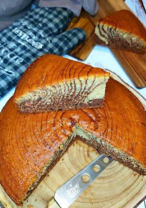 Une photo de Zebra cake