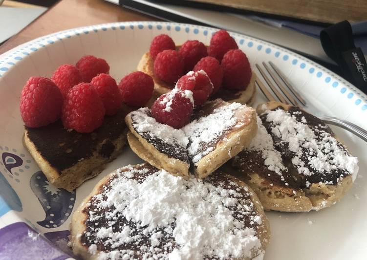 Recipe: Yummy Homemade whole grain pancakes