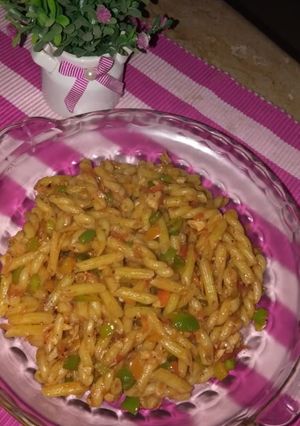 A picture of Chicken Keema pasta.