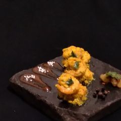 Mustard grilled prawn A picture of Mustard grilled prawn.