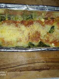 Una foto de Espinaca gratinada