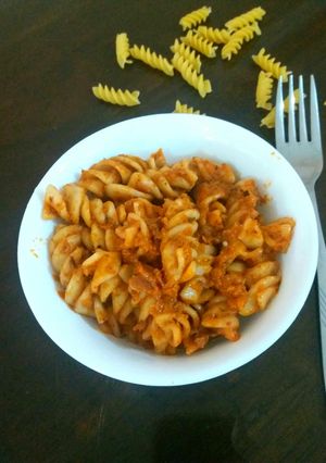 ￰रेड सॉस पास्ता (red Sauce Pasta recipe in hindi) रेसिपी मुख्य फोटो