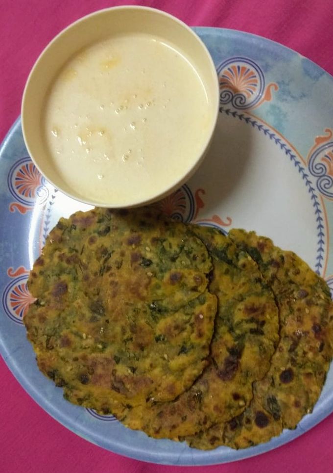 મેથી ના થેપલા અને ગરમાણું રેસીપી મુખ્ય ફોટો