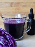 Jugo de repollo morado con aceite de orégano 💜Jugo de lombarda o col morada por extractor 💜