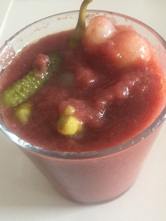 Una foto de Gazpacho andaluz a mi estilo