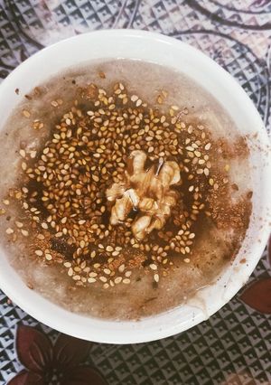 عکسی از دستور حلیم گندم با گوشت گوسفندی
