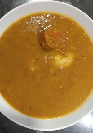 Una foto de Lentejas con Chorizo