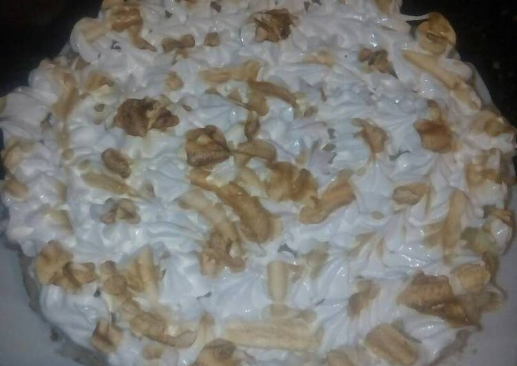 Tarta de crema de limón y merengue