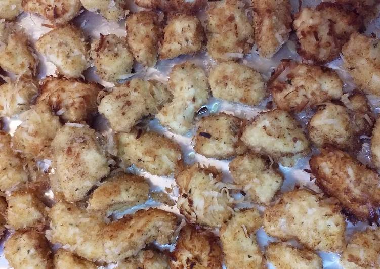 Simple Way to Prepare Quick Coconut Crusted Chicken