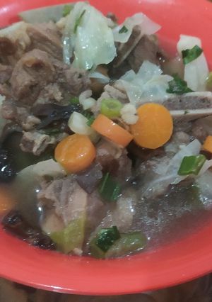 Foto resep Sup iga jamur tiram