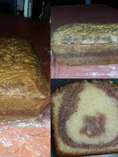 Una foto de Budín marmolado